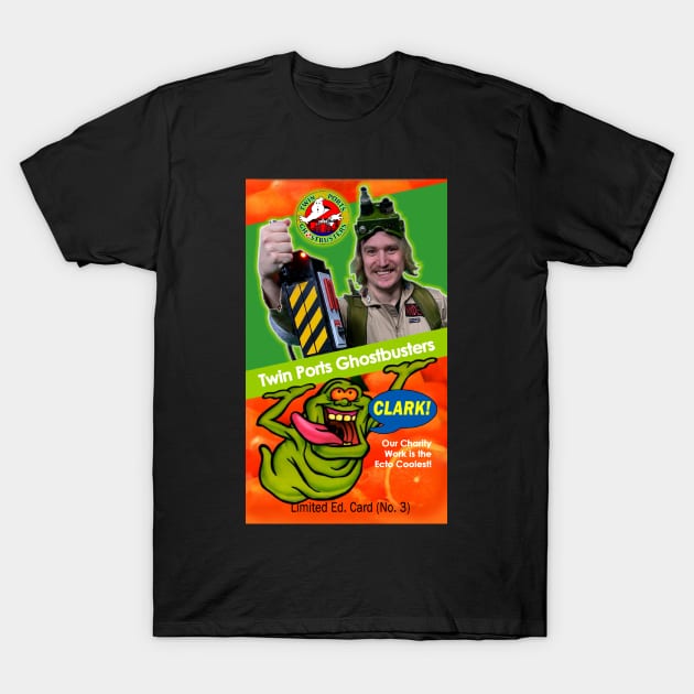 Twin Ports Ghostbusters Trading Card #3 - Clark T-Shirt by Twin Ports Ghostbusters